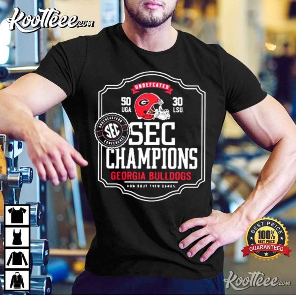 Georgia Bulldog UGA SEC Champions Elite Players T-Shirt