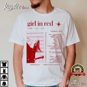 Girl In Red World In Red Tour T Shirt 3
