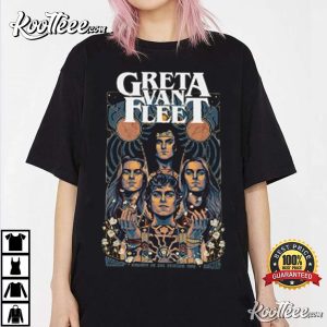 Greta Van Fleet Rock Band T-Shirt Greta Van Fleet Rock Band T Shirt 1
