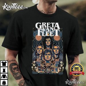 Greta Van Fleet Rock Band T-Shirt Greta Van Fleet Rock Band T Shirt 4