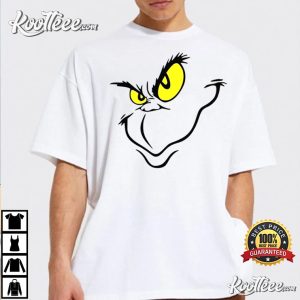 Grinch Big Face Christmas Unisex T-Shirt Grinch Big Face Christmas Unisex T Shirt 1