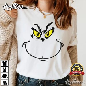 Grinch Big Face Christmas Unisex T-Shirt #2 Grinch Big Face Christmas Unisex T Shirt 4 1