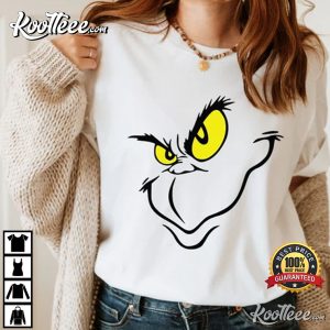 Grinch Big Face Christmas Unisex T-Shirt Grinch Big Face Christmas Unisex T-Shirt