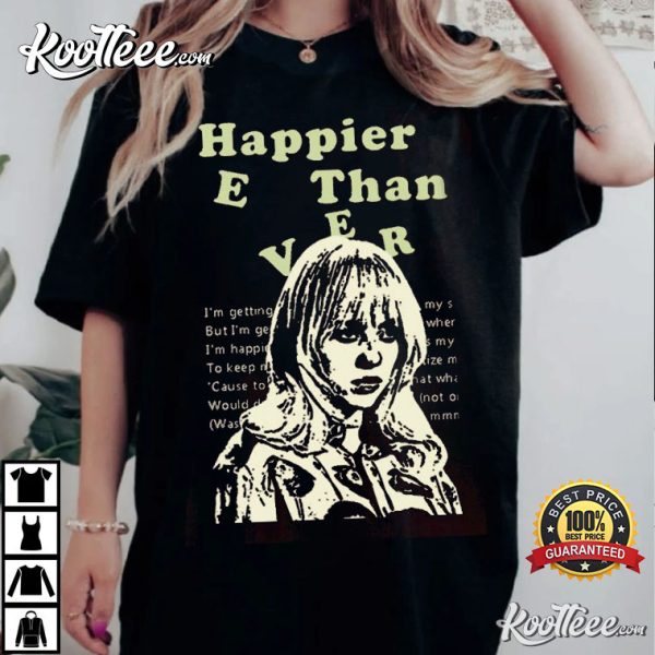 Happier Than Ever 2022 The World Tour T-Shirt