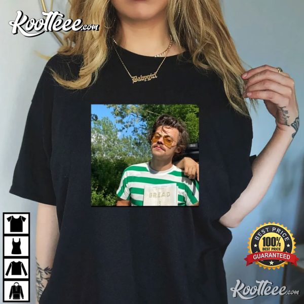 Harry Styles Fan Gift Mustachrry T-Shirt