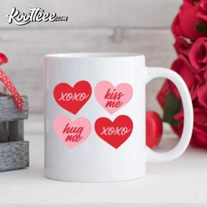Heart Coffee Mug Cute Valentines Day Mug Love You Mug 1 4