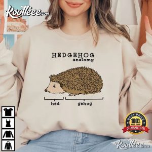 Hedgehog Anatomy Cute Hedgehog Lover T Shirt 5