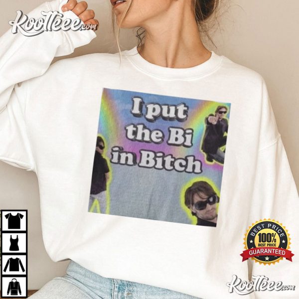 I Put The Bi In Bitch Funny Bisexual Gay Pride T-shirt
