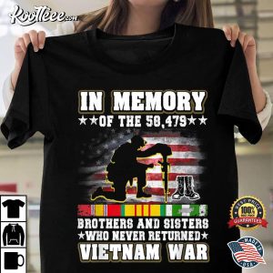 In The Memory Of Vietnam War Veteran T Shirt 1