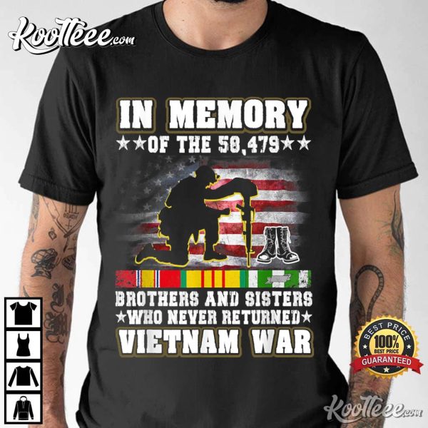 In The Memory Of Vietnam War Veteran T-Shirt