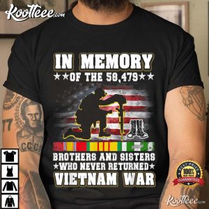 In The Memory Of Vietnam War Veteran T Shirt 3