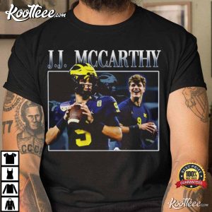 JJ McCarthy Quarterback Michigan Wolverines T-Shirt