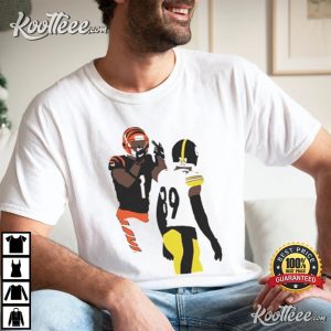 Ja'Marr Chase Middle Finger Minkah Fitzpatrick T-Shirt - Trends Bedding