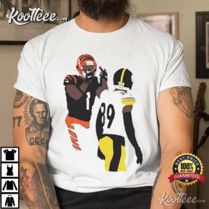 Ja'Marr Chase Middle Finger Minkah Fitzpatrick T-Shirt JaMarr Chase Middle Finger Minkah Fitzpatrick T Shirt 3