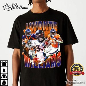 Javonte Williams Denver Broncos Vintage T Shirt 1