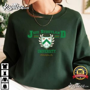 Jeff Stoutland University Philadelphia Eagles T-Shirt Jeff Stoutland University Philadelphia Eagles T Shirt 1