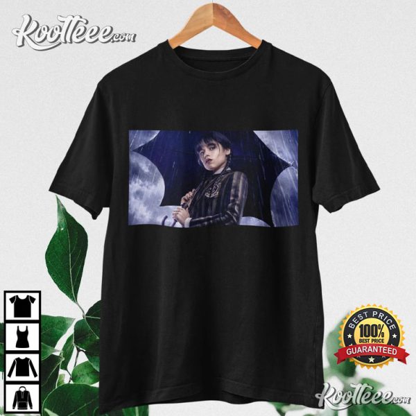 Jenna Ortega Wednesday Addams Merch T-Shirt