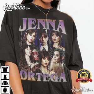 Jenna Ortega Wednesday Vintage 90s Unisex T-Shirt Jenna Ortega Wednesday Vintage 90s Unisex T-Shirt