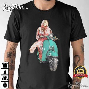 Jennifer Coolidge Tanya McQuoid In The White Lotus Drives Vespa T-shirt Jennifer Coolidge Tanya McQuoid In The White Lotus Drives Vespa T shirt 1