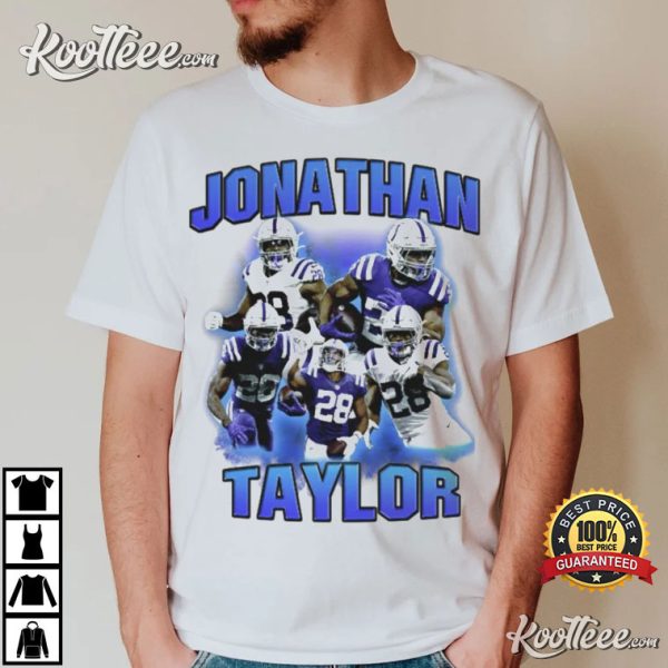 Jonathan Taylor Classic Vintage Indianapolis Colts NFL T-Shirt