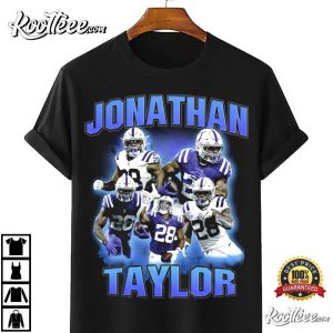 Official jonathan Taylor 28 Indianapolis Colts football retro poster shirt,  hoodie, sweater, long sleeve and tank top