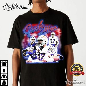 Josh Allen Buffalo Bills MVP Vintage T-Shirt Josh Allen Buffalo Bills MVP Vintage T Shirt 3