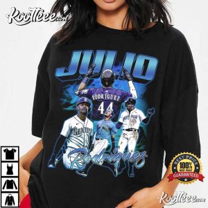 Julio Rodriguez Seattle Mariners MLB Classic Vintage T-Shirt Julio Rodriguez Seattle Mariners MLB Classic Vintage T Shirt 1