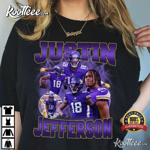 Justin Jefferson Minnesota Vikings Football T-Shirt