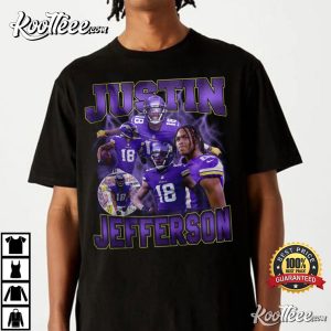 Justin Jefferson Minnesota Vikings 4th down and 18 how Unisex T-Shirt S-3XL