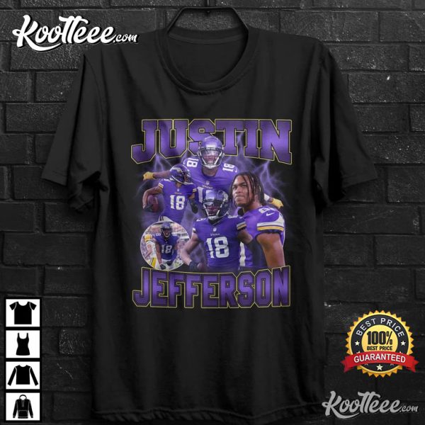 Justin Jefferson Minnesota Vikings Football T-Shirt