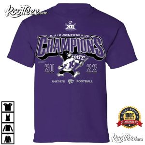 K-State 2022 Big 12 Football Champions T-Shirt K-State 2022 Big 12 Football Champions T-Shirt