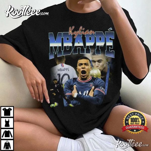 Kylian Mbappe France Vintage 90s T-Shirt