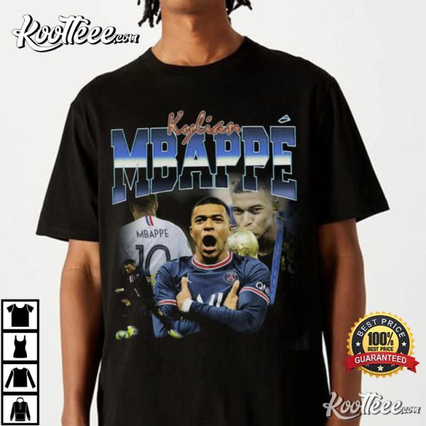 Kylian Mbappe France Vintage 90s T-Shirt