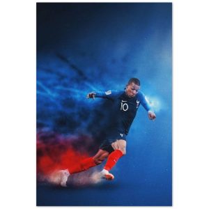Kylian Mbappe France World Cup 2022 Poster Kylian Mbappe France World Cup 2022 Poster