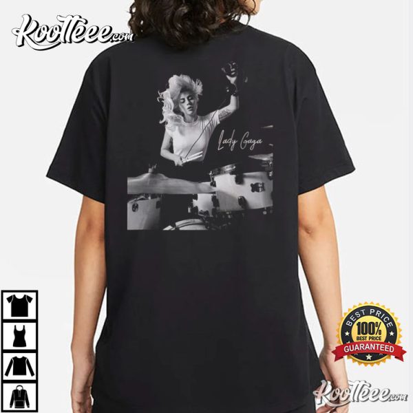 Lady Gaga Playing Drums Merch Unisex T-Shirt