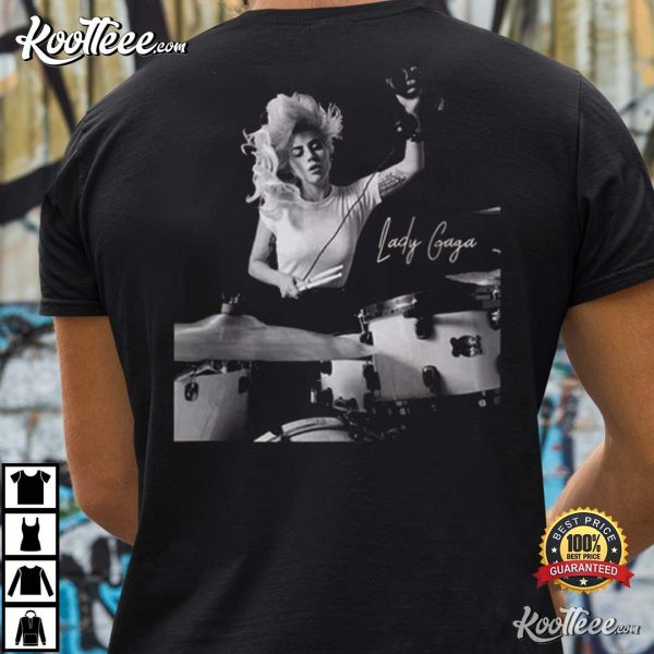 Lady Gaga Playing Drums Merch Unisex T-Shirt