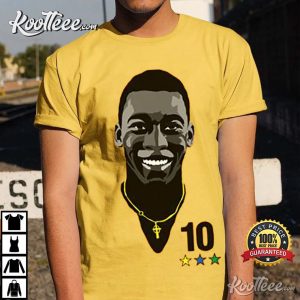 Legend Pele Brazil Gift For Football Fans T shirt 2