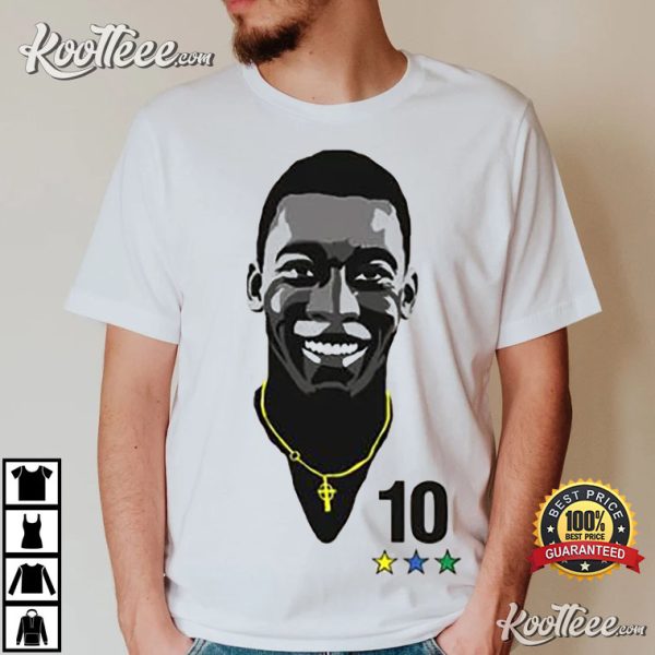 Legend Pelé Brazil Gift For Football Fans T-shirt