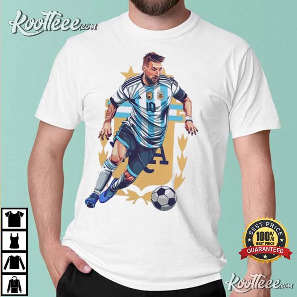 Lionel Messi Argentina Champion Original Art T-Shirt