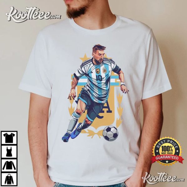 Lionel Messi Argentina Champion Original Art T-Shirt