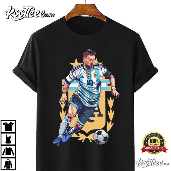 Lionel Messi Argentina Champion Original Art T-Shirt