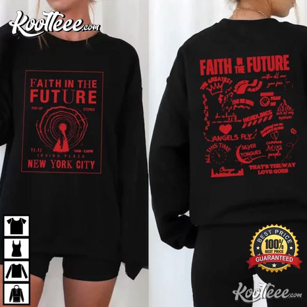 Louis Tomlinson Faith In The Future Tour 2023 T-Shirt