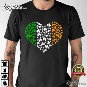 Lucky Shamrocks Heart St Patrick's Day T-Shirt Lucky Shamrocks Heart St Patricks Day T Shirt 1