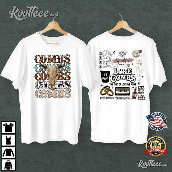 Luke Combs Bullhead Merch T-Shirt