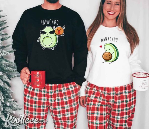 Mamacado Papacado Avocado Couple Pregnancy Announcement T-Shirt