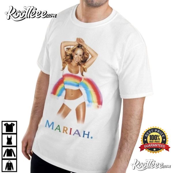 Mariah Carey Rainbow Merch For Fan Pride T-Shirt