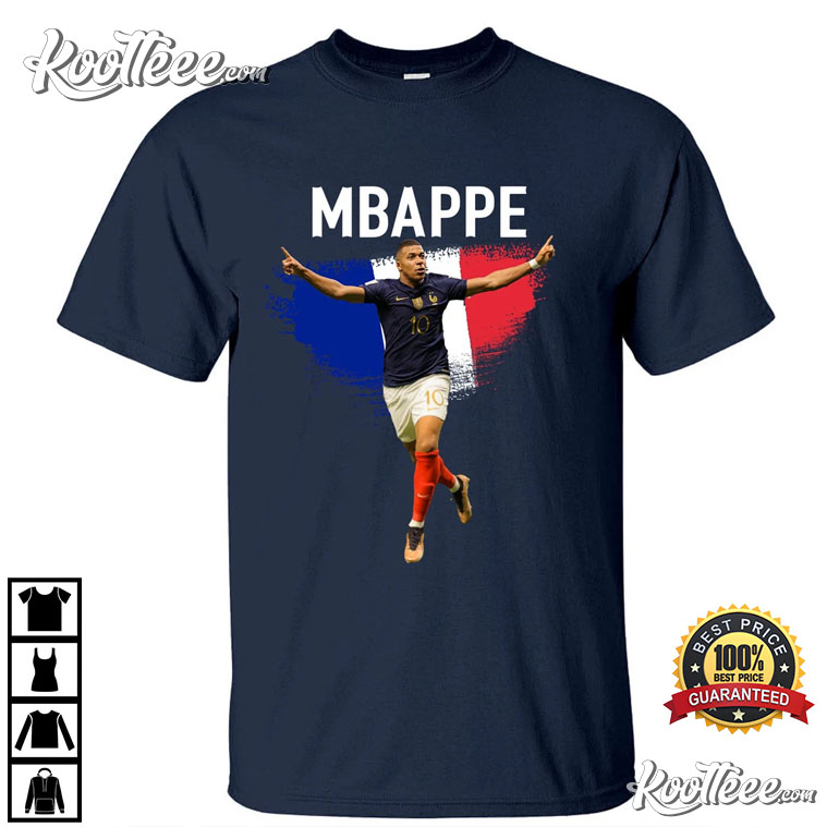 Jersey Team of France Football 2022 2023 Mbappe Printing Cotton