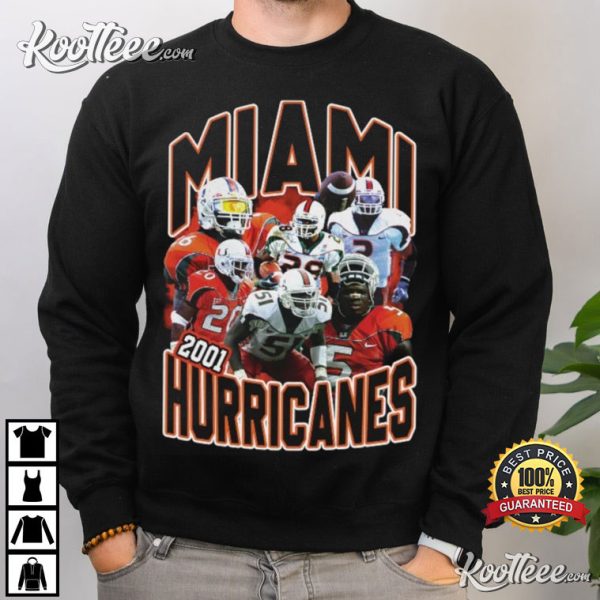 Miami Hurricanes 2001 Football Classic T-Shirt