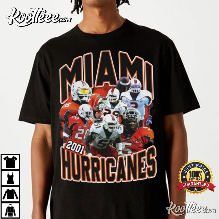 Miami Hurricanes 2001 Football Classic T-Shirt