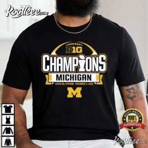 Michigan Wolverines Big Ten Championship Football T Shirt 1